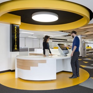 Wayfinding in Brisbane, TMR Customer Service Centre by MODE architects ...