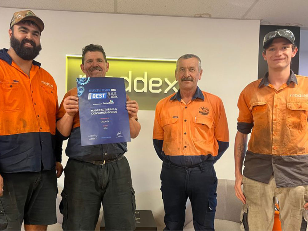 Moddex wins at AFR BOSS Best Places to Work Awards | Architecture & Design