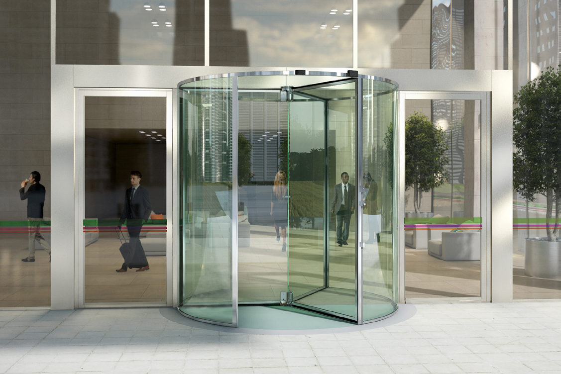 ASSA ABLOY UniTurn: High-Capacity Revolving Door with Energy Efficiency ...