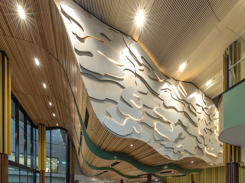 The timber installation lighting up ACT Law Courts | Architecture & Design
