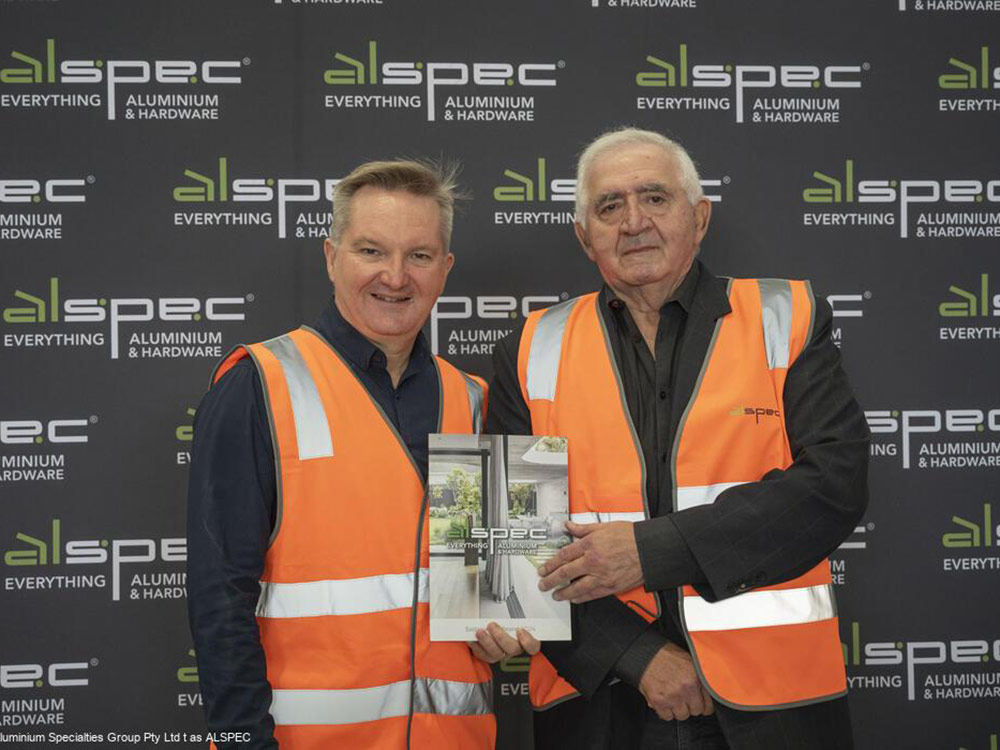 Federal Minister Chris Bowen at Alspec for inaugural Sustainability ...