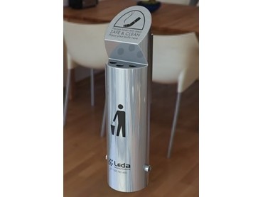 cigarette butt bin Cigarette Butt Bins available from Leda-Vannaclip