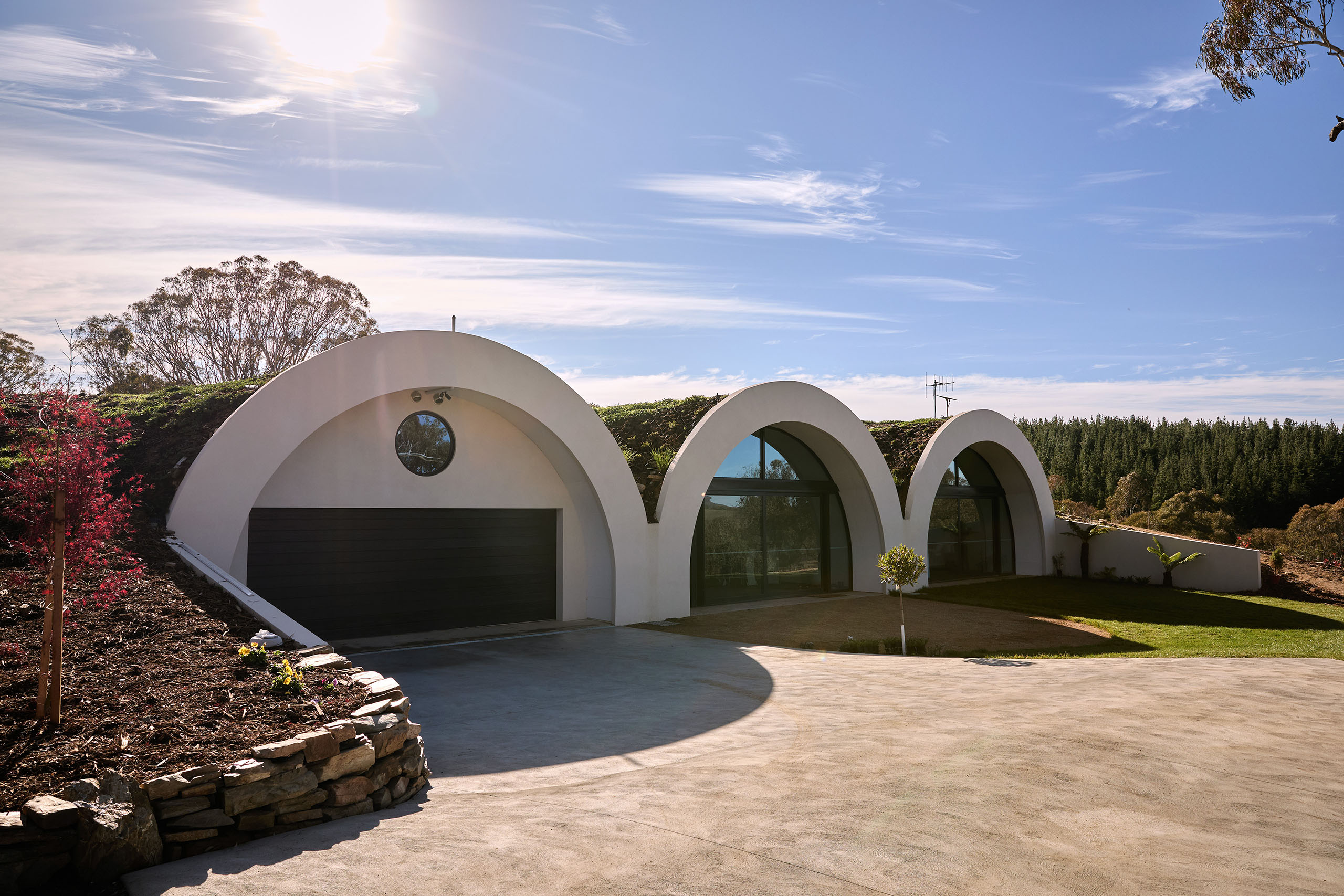 The Earth Berm House Yass Valley | Dincel Structural Walling ...
