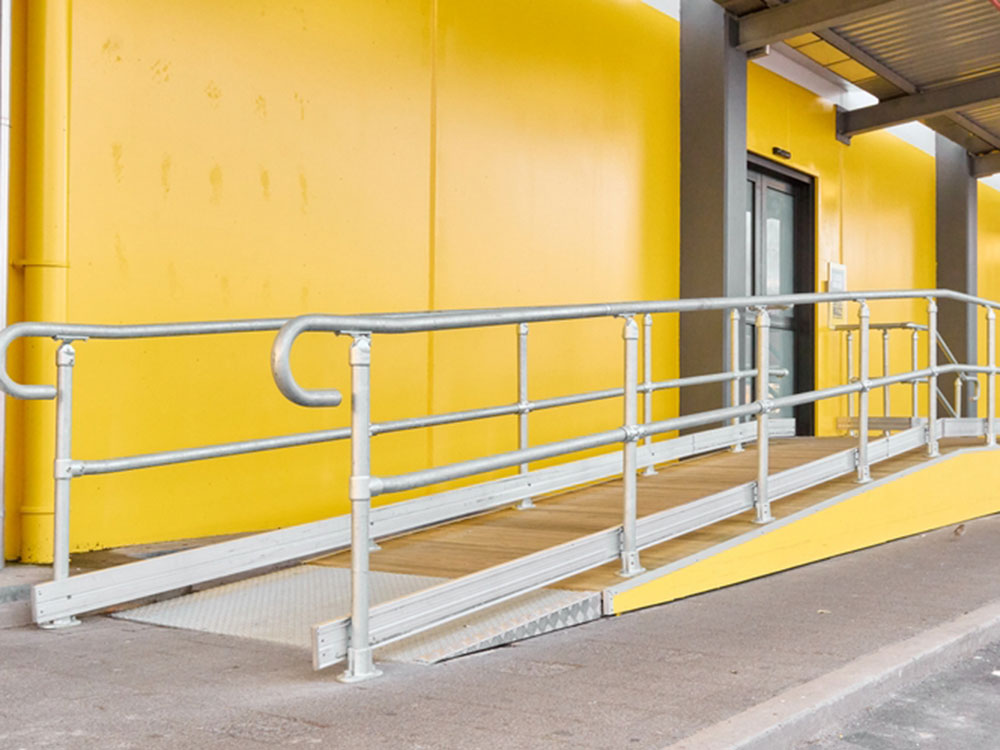 Goal Ramp Meeting inclusive design goals with accessible ramps and stairs ...