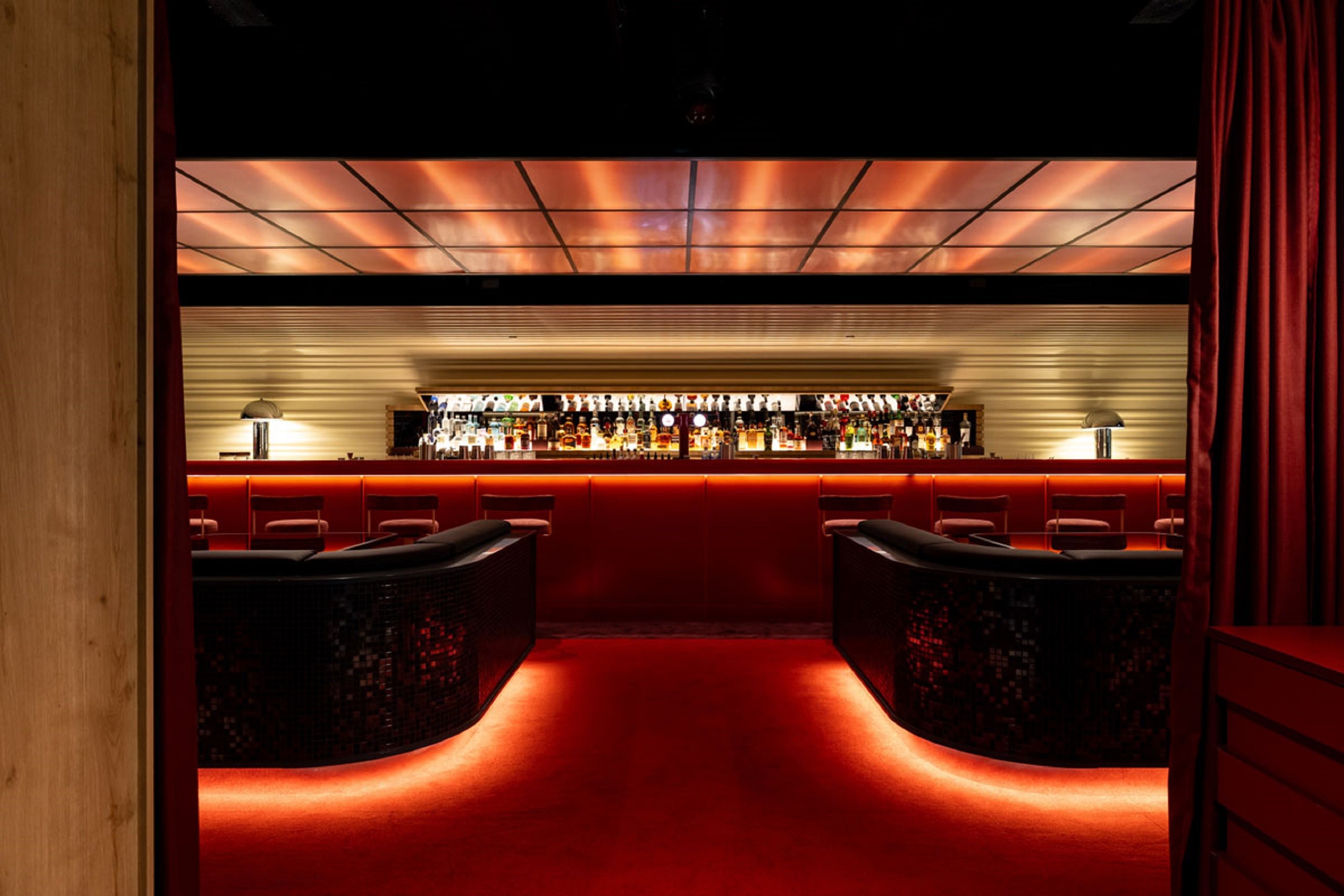Carpet selections bring design theme to life at The Nightcar Lounge Bar ...