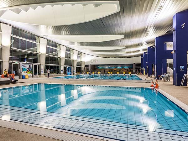 LED sports lighting upgrade at Monash Aquatic Centre | Architecture ...