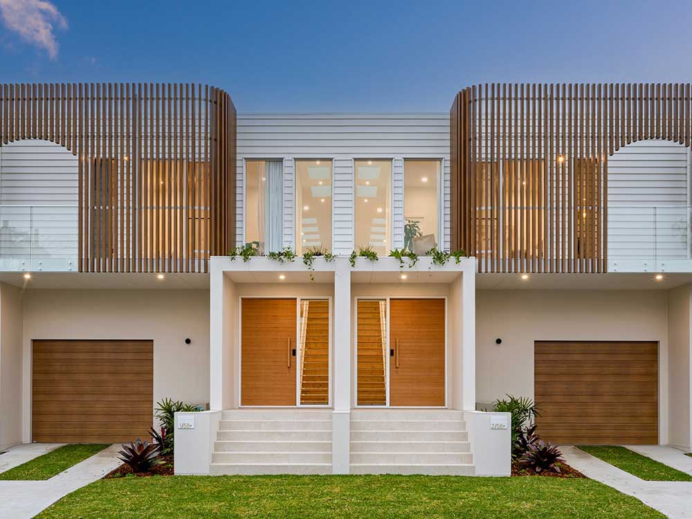 Building Cladding Nsw Hardie cladding products achieve urban coastal look on new Wickham NSW ...