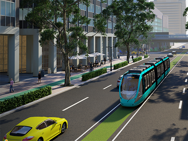 Urban planner pushes for trackless trams | Architecture & Design