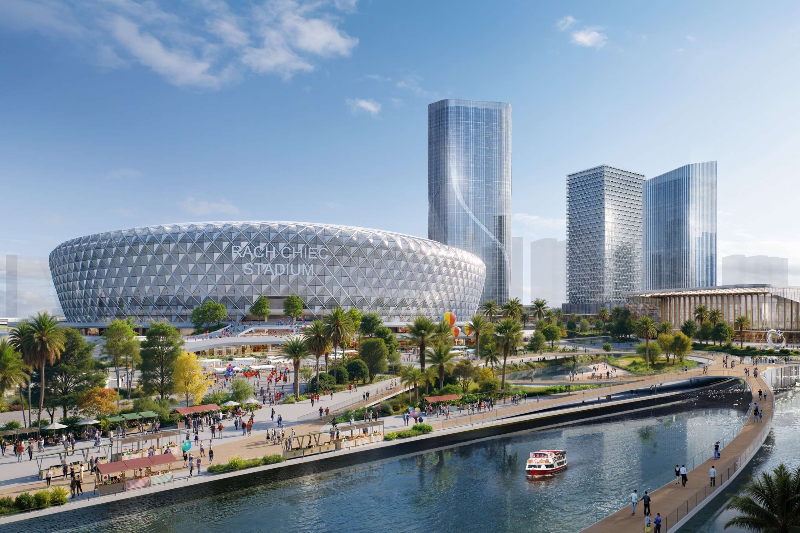 Populous to design landmark stadium and arena in Vietnam | Architecture ...