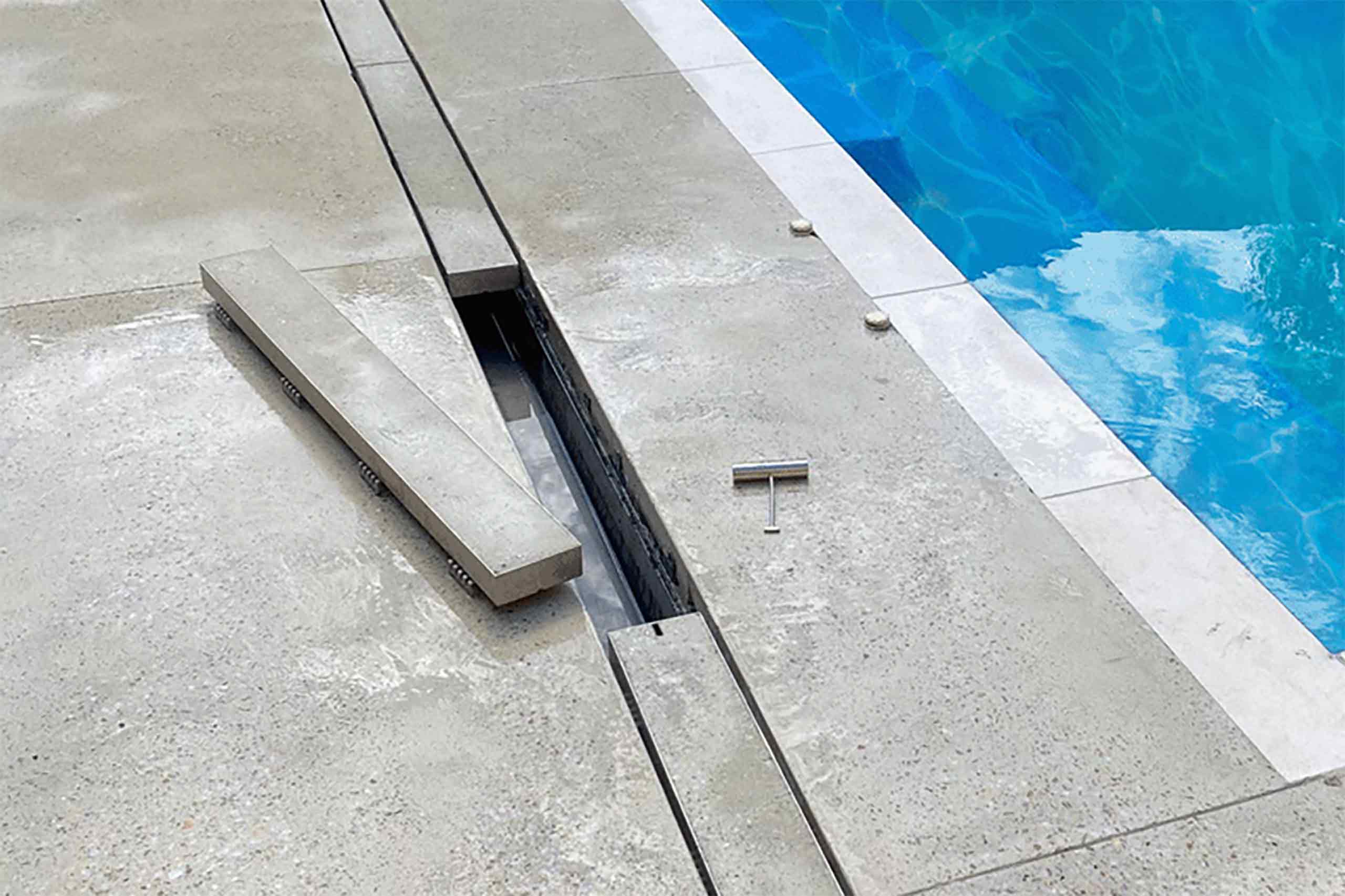 Photo inspiration: Fresh Look at Hide Concrete Linear Drain Covers