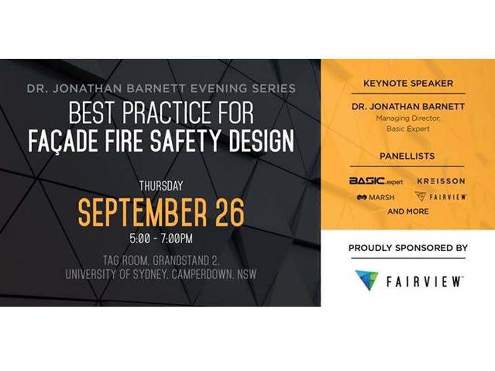 Best Practice for Facade Fire Safety Design event on 26 September ...